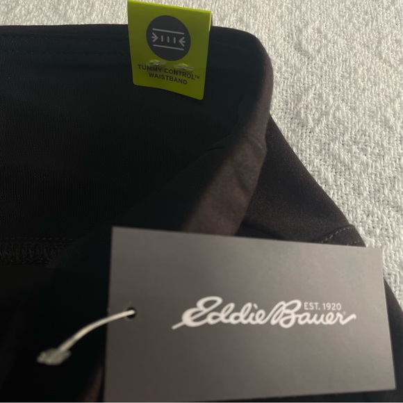 Eddie Bauer Brown Leggings with Tummy Control Size Medium - Picture 3 of 8